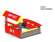 Песочница с козырьком МЧС