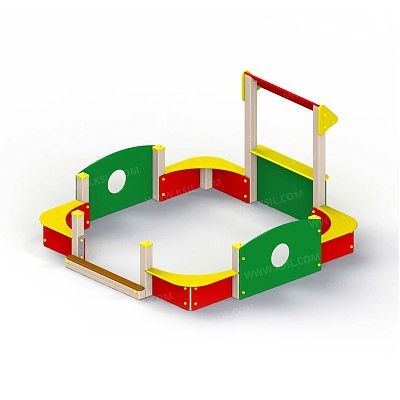 Песочный дворик, без входной арки