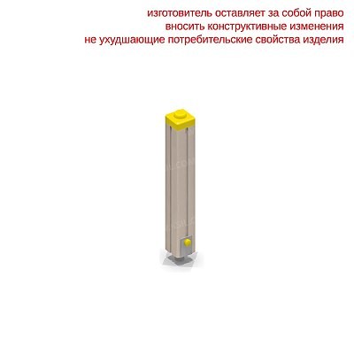 Стойка декоративного ограждения, 100*100 мм, Н=750 мм