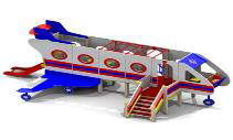 Самолет МЧС с горкой