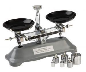 Весы ученические с набором гирь