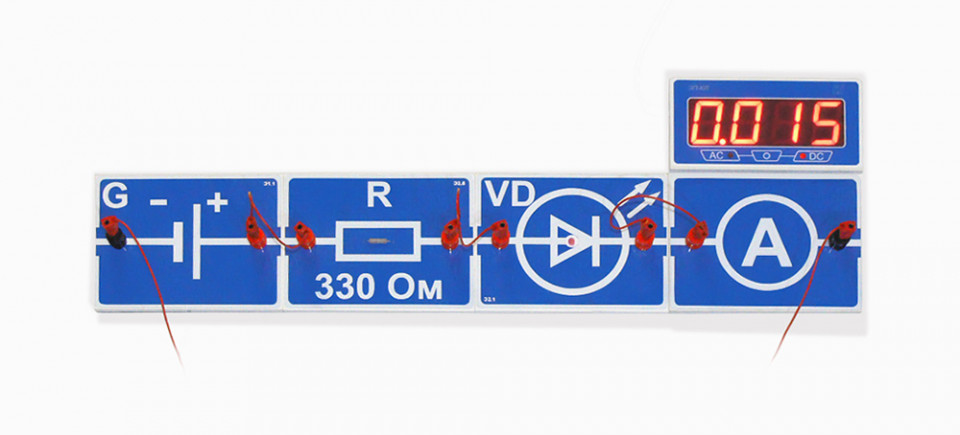 Набор для исследования тока в полупроводниках и их технического применения
