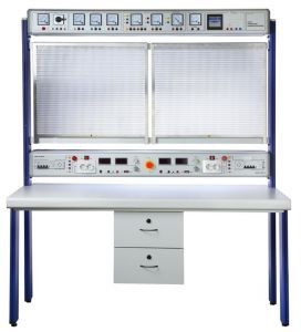 Стенд для подготовки электромонтажников и электромонтеров с измерительным блоком