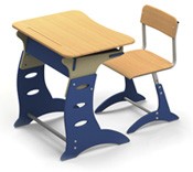 Стул регулируемый фанера, 2-4 р.г.