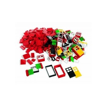 Окна, двери и черепица для крыши LEGO