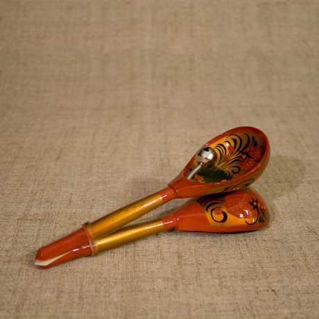 Ложки в станке с бубенцами