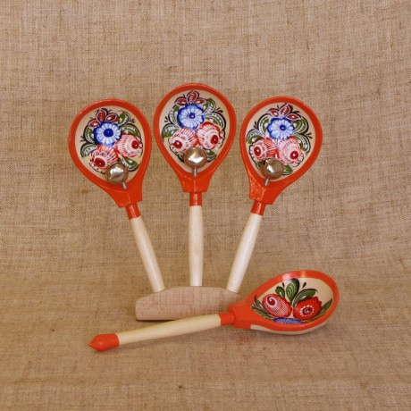 Ложки веерные с бубенцами