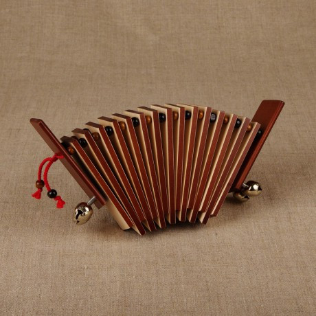 Трещотка пластинчатая «малютка» с бубенцами