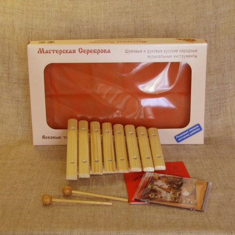 Ксилофон диатонический (8 пластин)