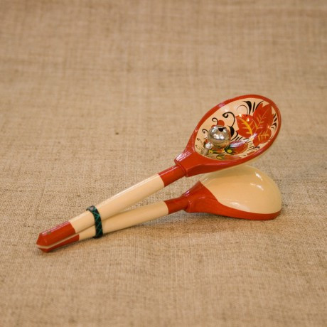 Ложки в станке с бубенцами