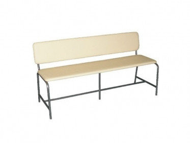 Банкетка (скамья металлическая) со спинкой Д1.08.01