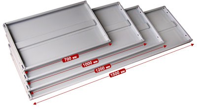 Полка СТФ 120х30 (8 комплектов крепежа)