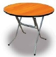 Стол складной круглый, 700*700*750 мм