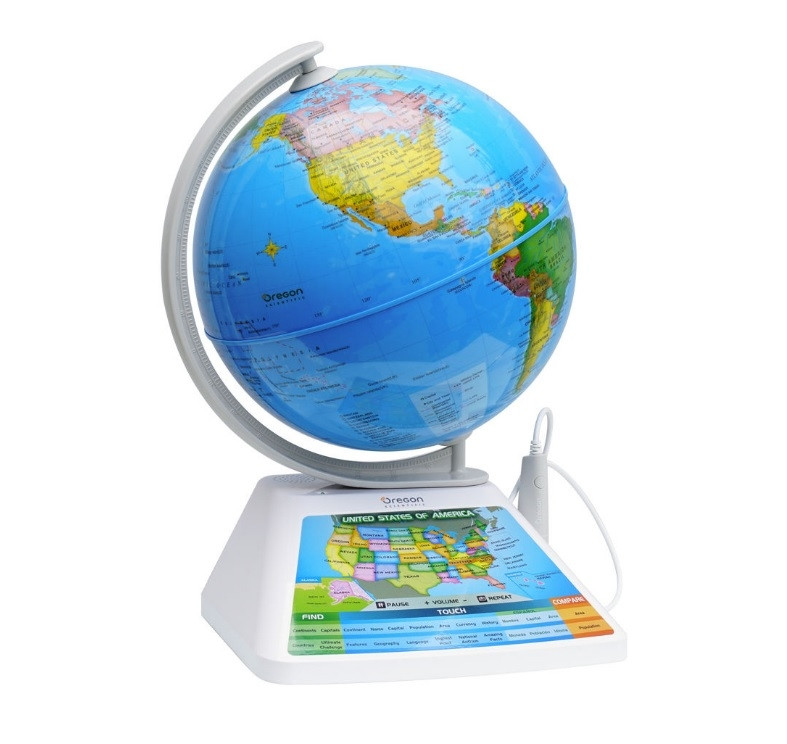 Oregon Scientific SG268R Интерактивный глобус с голосовой поддержкой, дополненная реальность