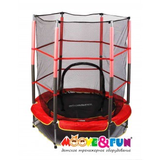 Батут гексагональный 7FT с защитной сеткой MOOVE&FUN