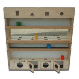 Модуль сенсорный с геометрическими телами и зеркалом (длина 70, высота 70см)