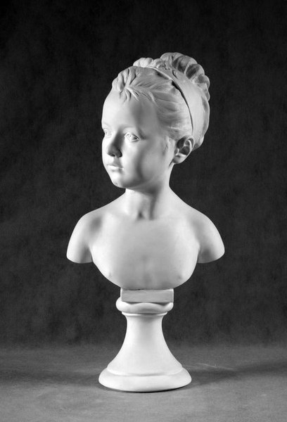 Гипс Бюст Портрет Луизы Брогниарт