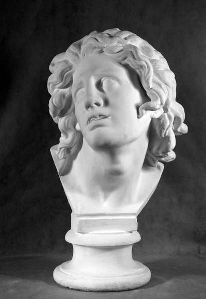 Гипс Бюст Умирающий Александр Македонский