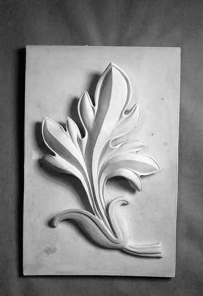 Гипс Орнамент Ветка лотоса