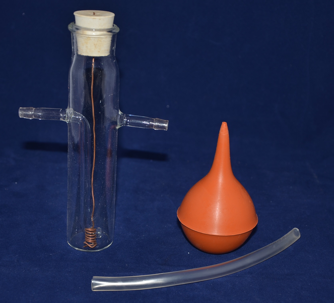 Прибор для окисления спирта над медным катализатором