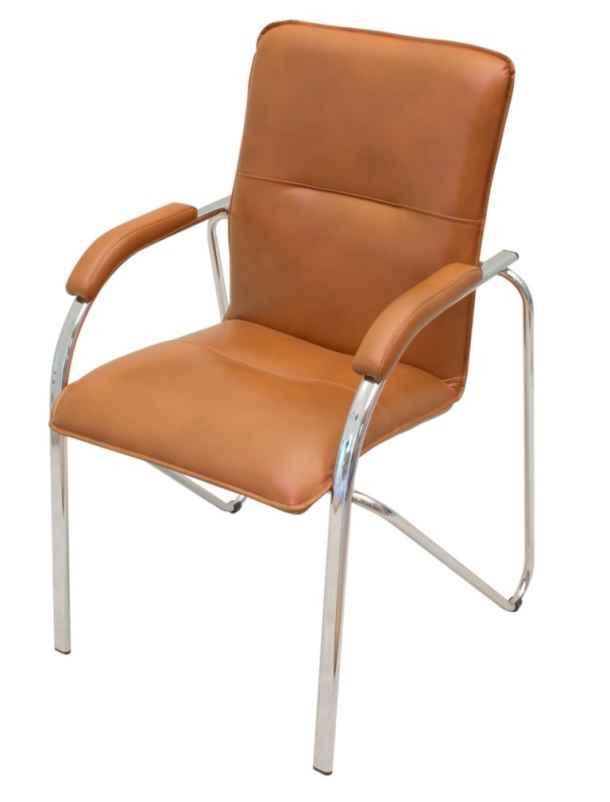 Стул офисный Samba chrome, мягкий подлокотник