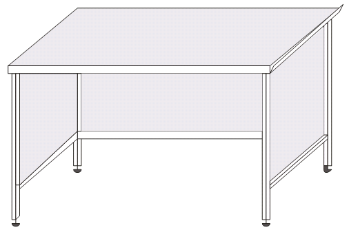 Стол лабораторный на металлокаркасе ЛСК-02г