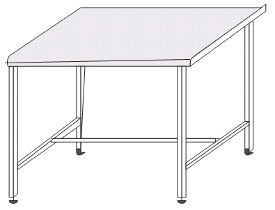 Стол лабораторный бестумбовый     ЛСК-0 (мод. СВ-02г)