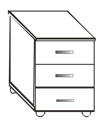 Тумба лабораторная ТЛК (мод.ТВ-03гм)