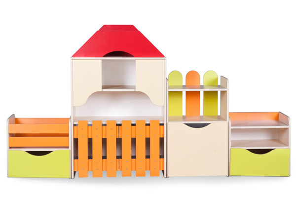 Стенка игровая ВЕСЕЛАЯ ФЕРМА 2400*460*1290