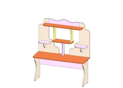 Уголок ИЗО АКВАРЕЛЬ 1200*420*1350