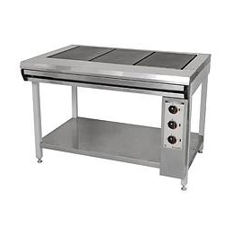 Плита электрическая 3х конфорочная 1200*800*850