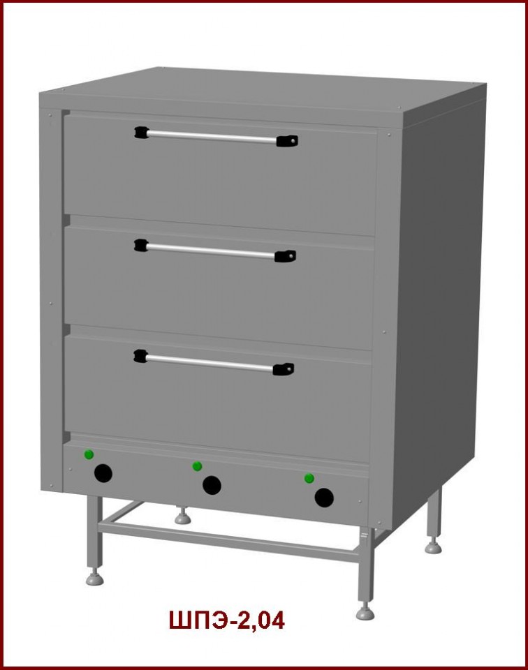 Шкаф пекарский, ШПЭ-2.04, 1180*1010*1620 мм, 3 уровня, 54 кг/ч