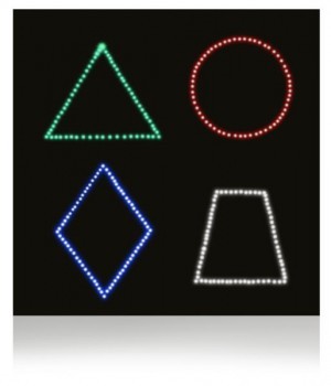 Панель “Цветные фигуры-4”, 700*700 мм