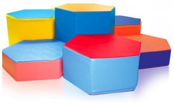 Мягкий игровой набор “Камушки” (7 элементов)