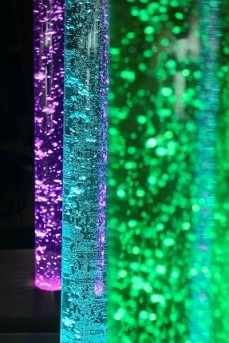 Интерактивная воздушнопузырьковая трубка   “Ручеек-2” с пультом управления, 2000*120