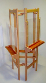 Прозрачный мольберт из фанеры (3 части)