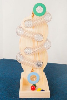 Настольный лабиринт с трубкой  (вертикальный) №1, 310*730 мм