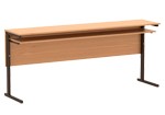 Стол 3-местный, 1800*400*760 мм, 6 р.г., меламин, прямоугольная труба