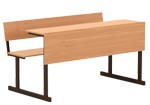 Парта 3-местная (лавка за столом), 1500*870*760 мм, 6 р.г.
