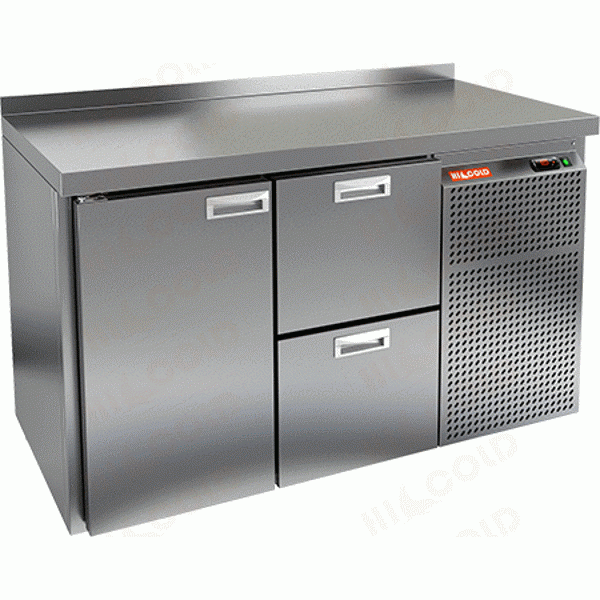 Стол охлаждаемый (среднетемпературный), 1 дверь, 2 ящика, 1505х700х850мм