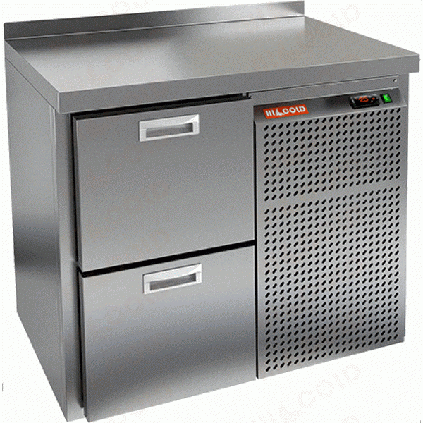 Стол охлаждаемый (среднетемпературный), 2 ящика, 900х600х850мм