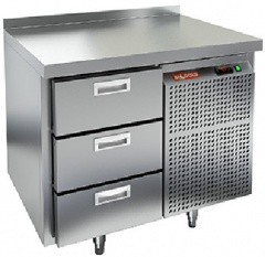 Стол охлаждаемый (среднетемпературный), 3 ящика, 900х700х850мм
