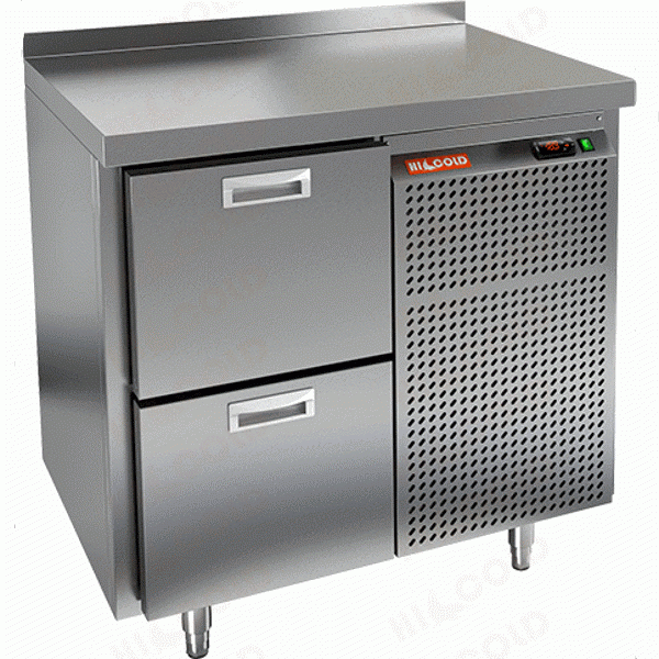 Стол охлаждаемый (среднетемпературный), 2 ящика, 900х600х950мм