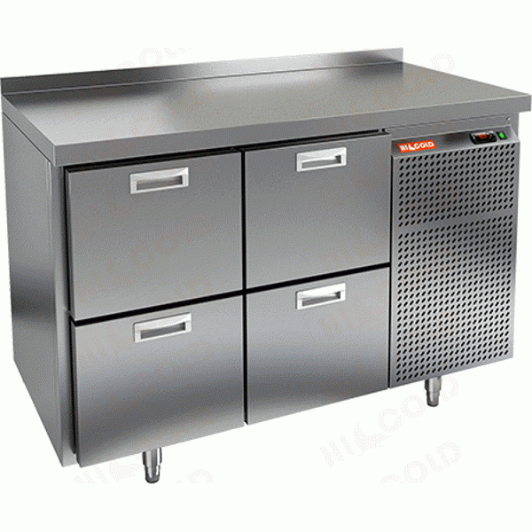 Стол охлаждаемый (среднетемпературный), 4 ящика, 1505х700х950мм