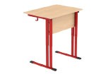 Стол ученич. 1-местный регулируем.(меламин, кромка ПВХ)      4-6 гр.