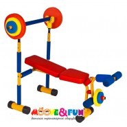 Тренажер подставка под штангу (скамья для жима)