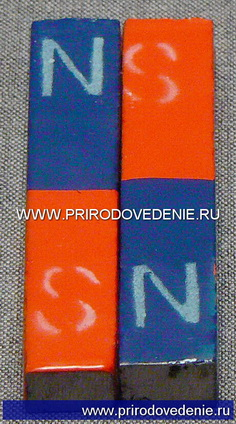 Магнит полосовой демонстрационный (пара)