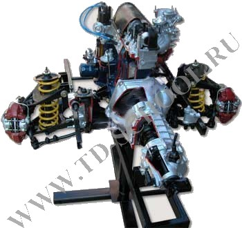 Двигатель ВАЗ 2105-07 в сборе со сцеплением и коробкой передач, передней подвеской и рулевым механизмом