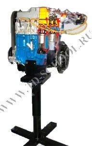 Двигатель ВАЗ 2108-09 в сборе со сцеплением и коробкой передач, передней подвеской и рулевым механизмом