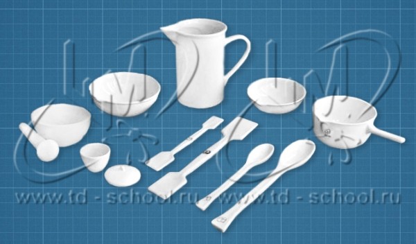 Комплект изделий из керамики, фарфора и фаянса